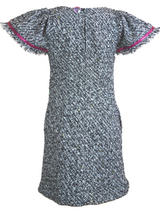 Renee Tweed Flutter Sleeve Dress