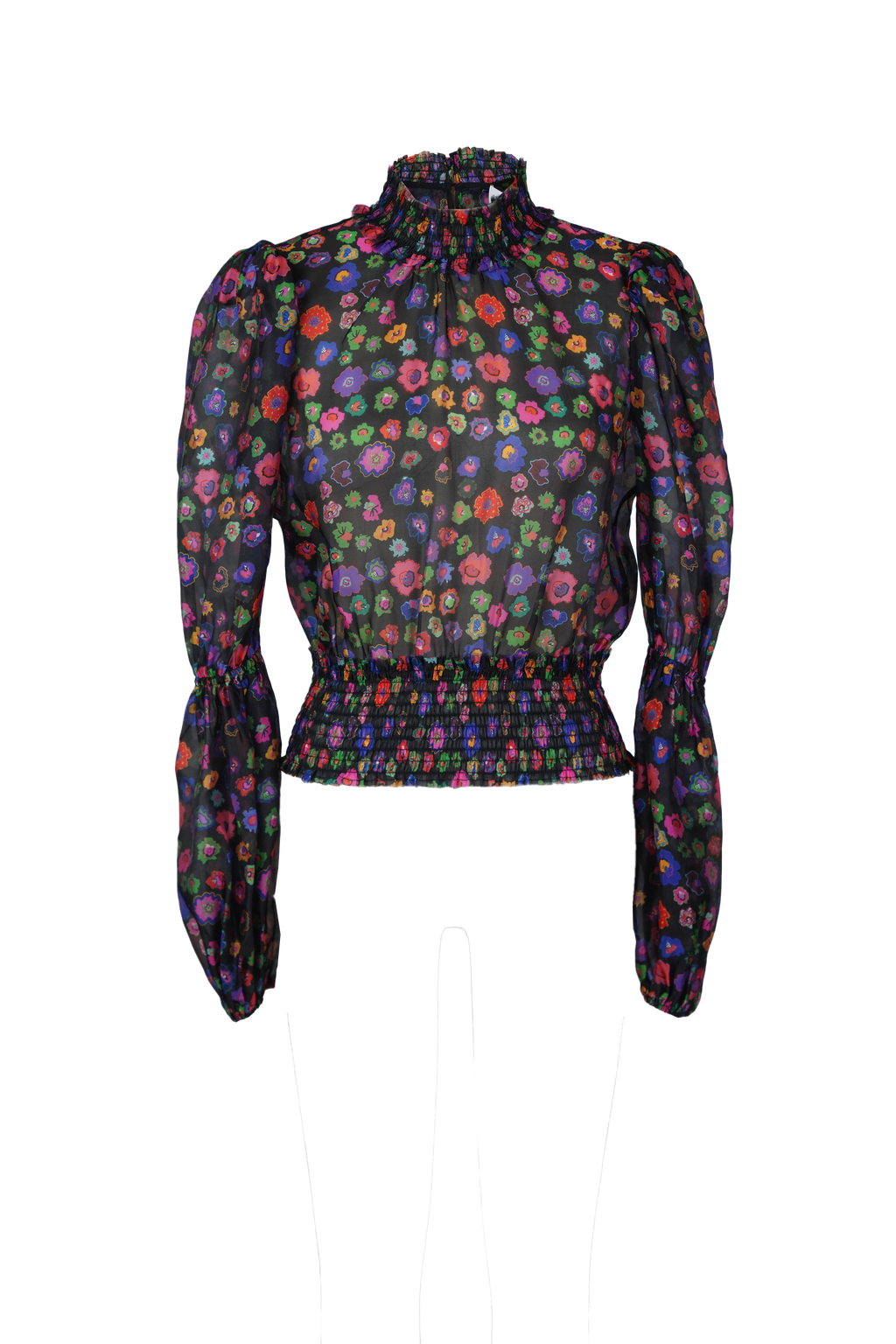 ANNE BLOUSE MINI MILLEFIORI