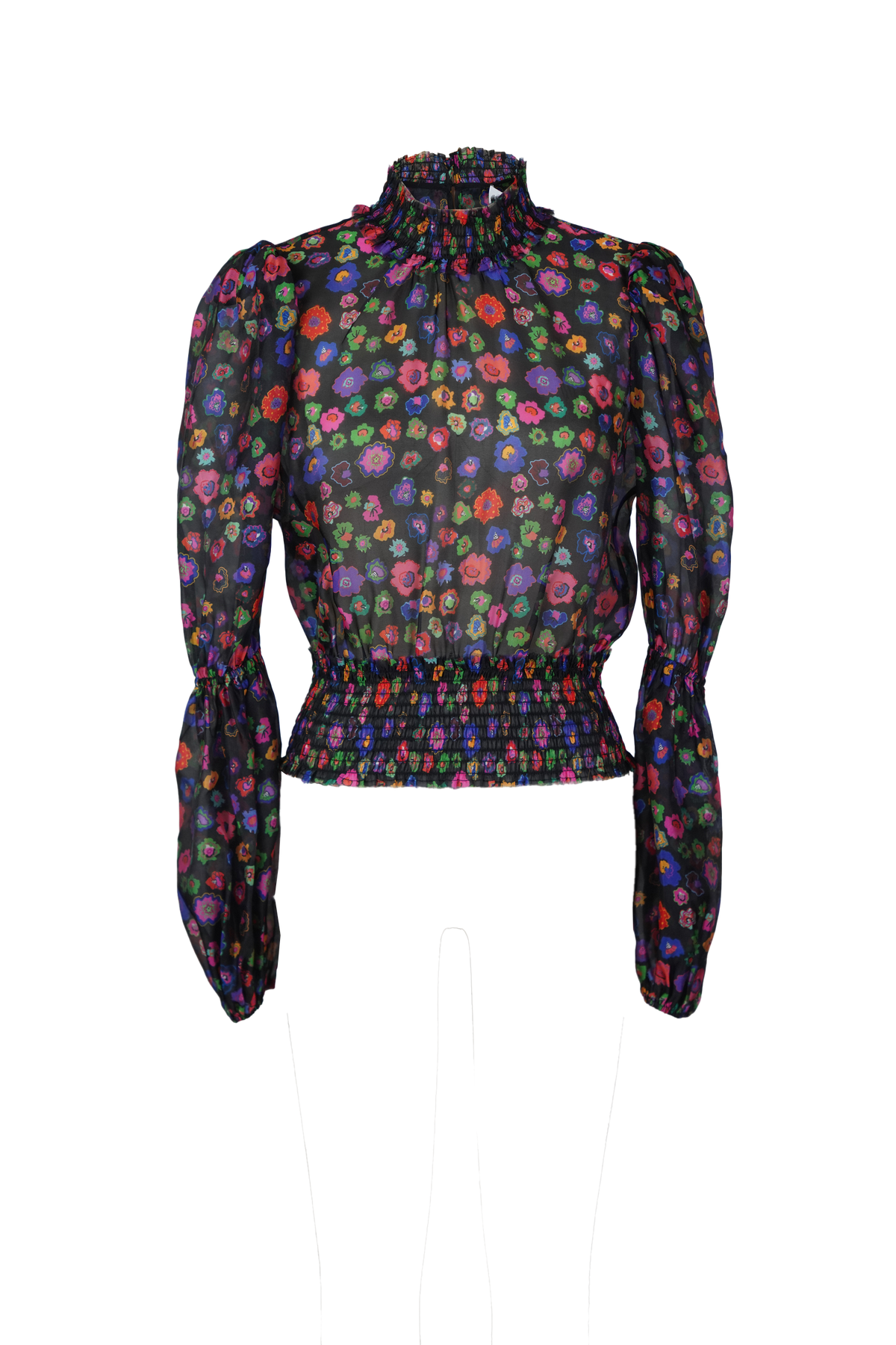 ANNE BLOUSE MINI MILLEFIORI