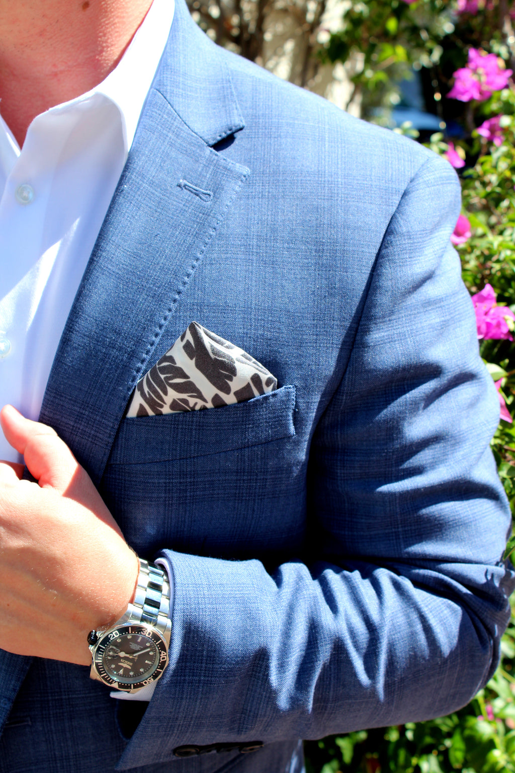 Party Palm Pocket Square