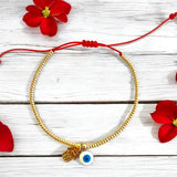 Divine Protection Bracelet⎮Hamsa Hand & Evil Eye