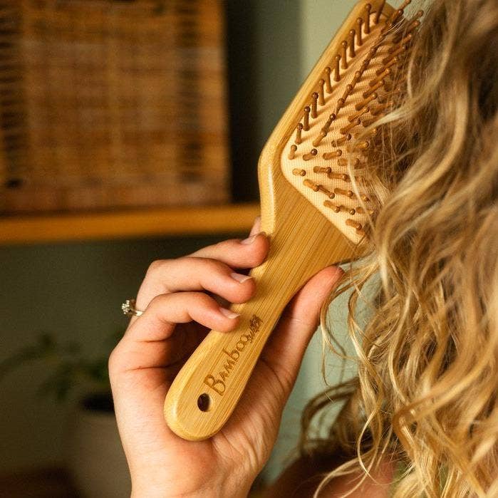 Bamboo Paddle Hairbrush