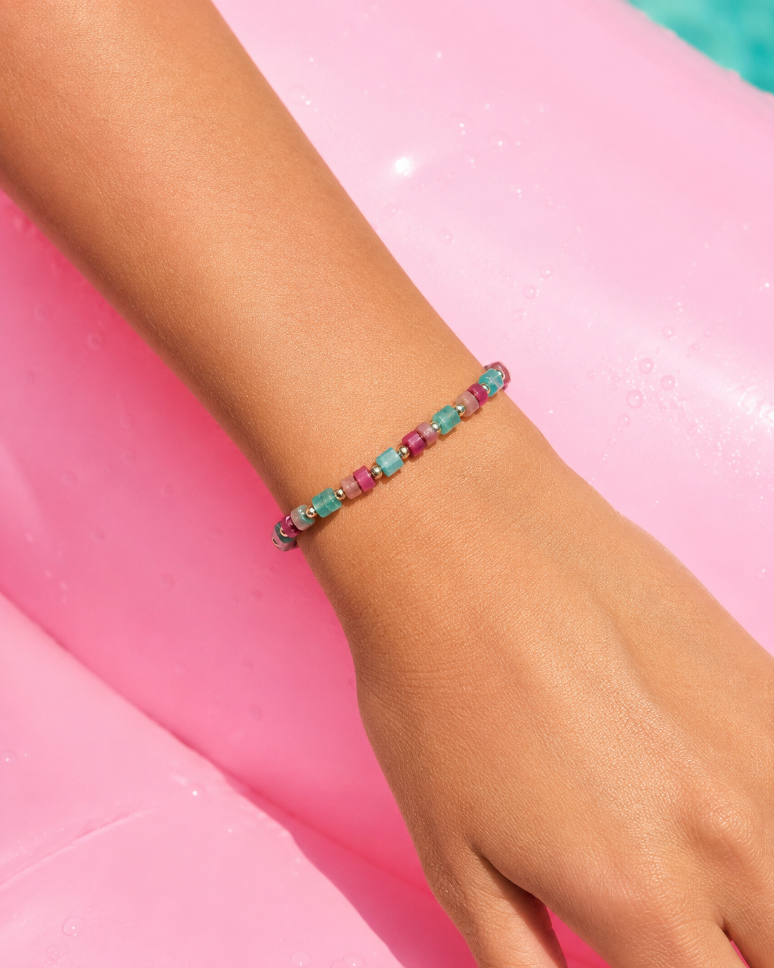NO. 113: Poolside Plot Twist Bracelet