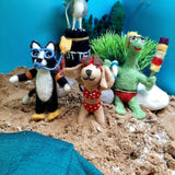 Handmade Felt Hot Dog Bikini Beach Hanging Decoration