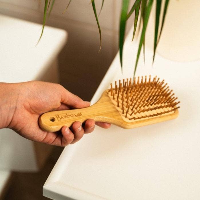 Bamboo Paddle Hairbrush