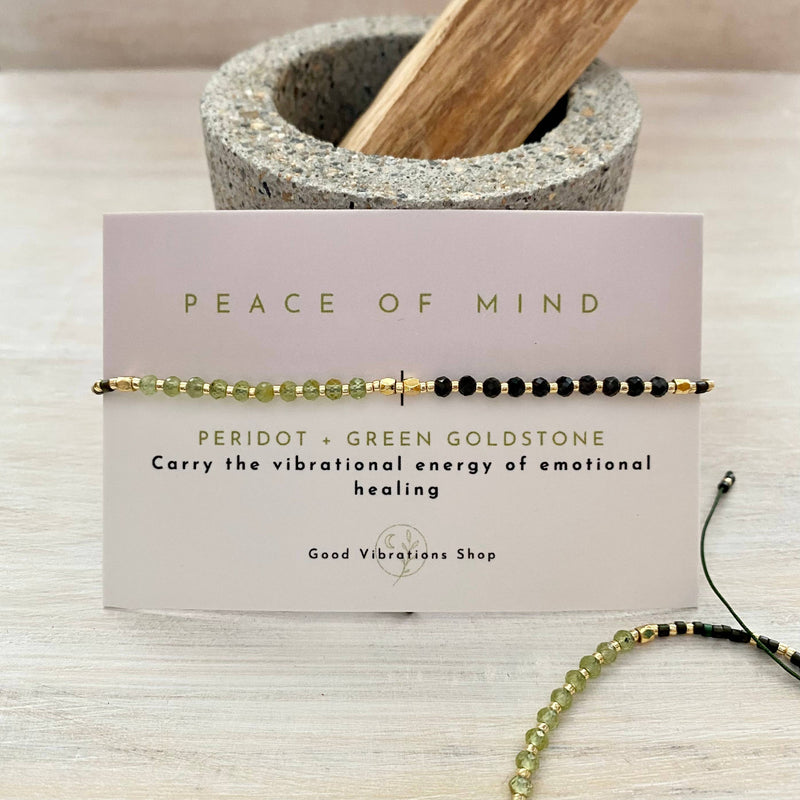 Peace Of Mind ⎮ Gemstone Intention Bracelet