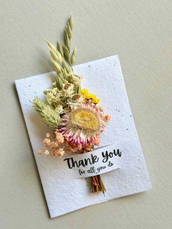 Wildflower Seed Card + Mini Bouquet