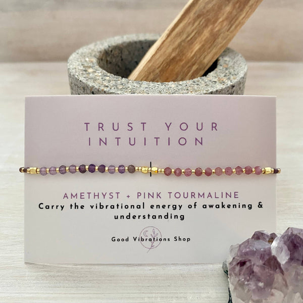 Trust Your Intuition ⎮ Gemstone Intention Bracelet