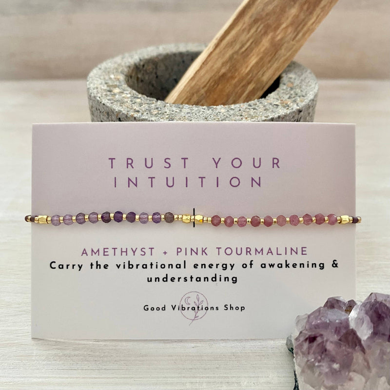 Trust Your Intuition ⎮ Gemstone Intention Bracelet