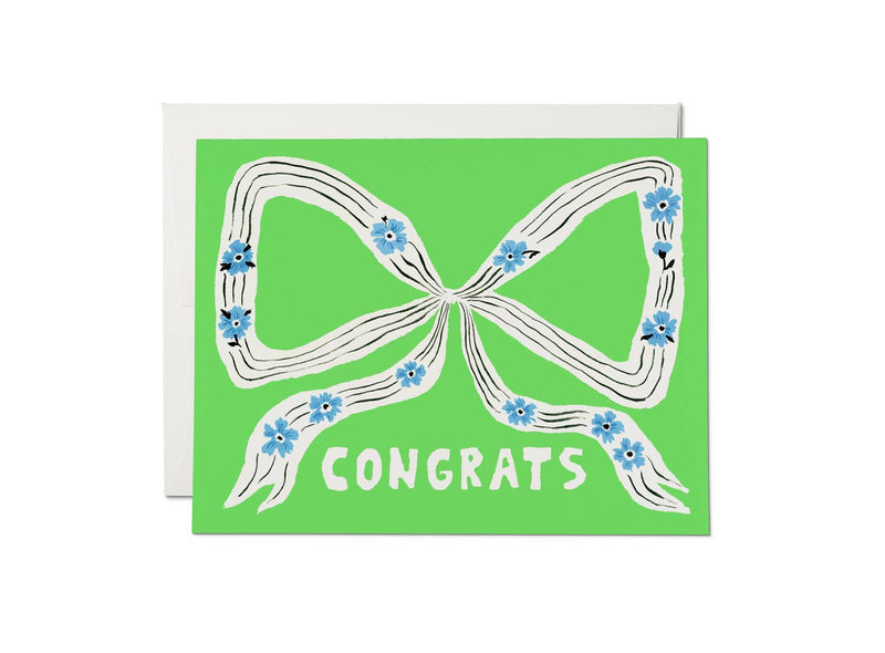 PERFECT BOW CONGRATS CARD