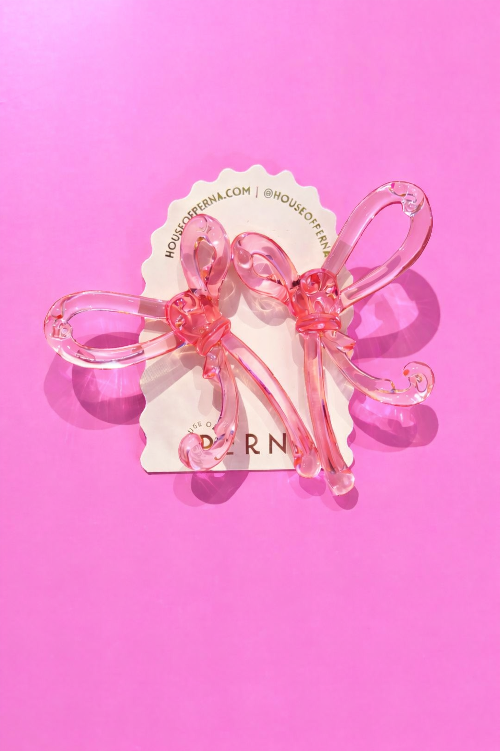 NO. 817: Big Bow Energy/Pink Earring
