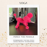 Handmade Biodegradable Felt Hanging Perez the Poodle Dog Dec