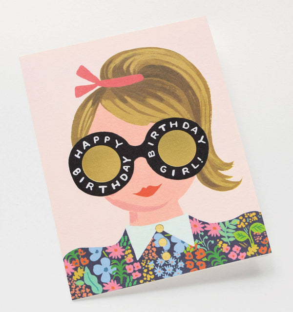 Meadow Birthday Girl Card