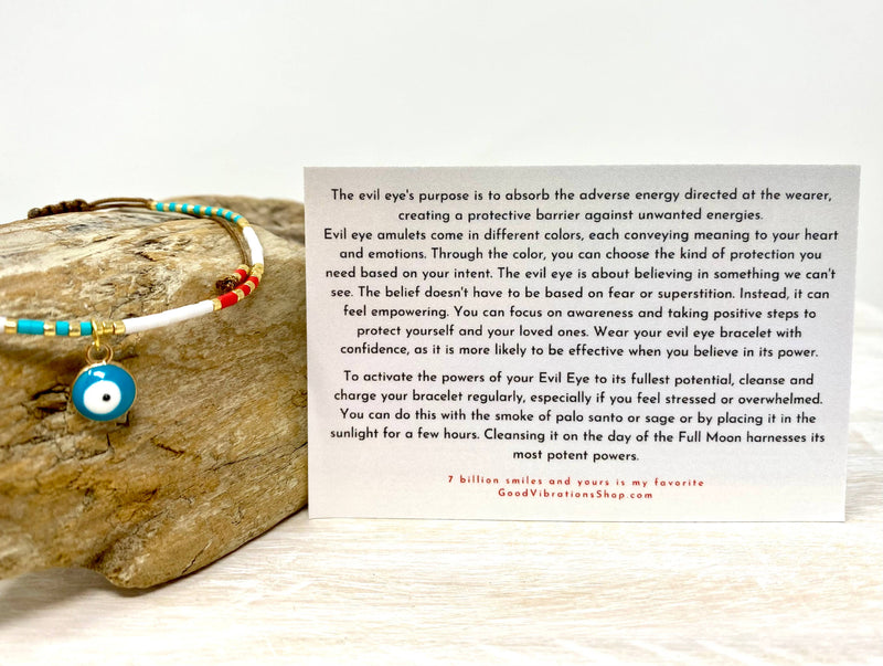 Eye of Protection Bracelet ⎮ Turquoise Blue