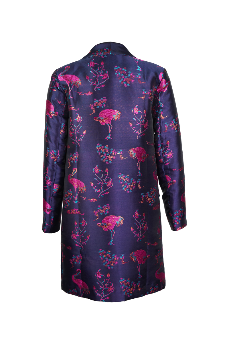 BILLIE BLAZER FLAMINGO JACQUARD