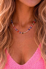 NO. 124: Confetti Skip Necklace
