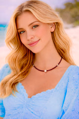 NO. 132: Cherry Whisper Necklace