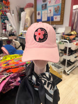 House of Perna Pink Logo Flower Hat