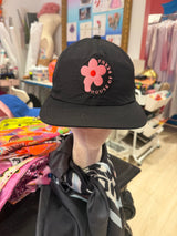 House of Perna Nylon Logo Flower Hat