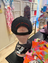 House of Perna Nylon Logo Flower Hat