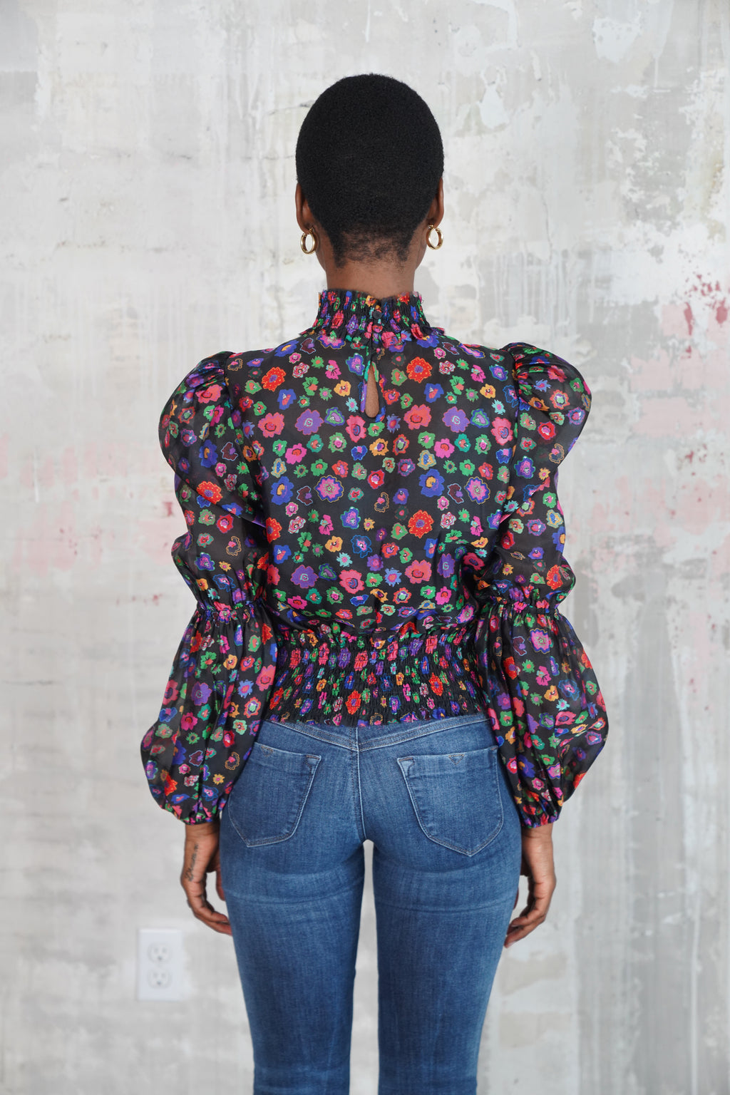 ANNE BLOUSE MINI MILLEFIORI