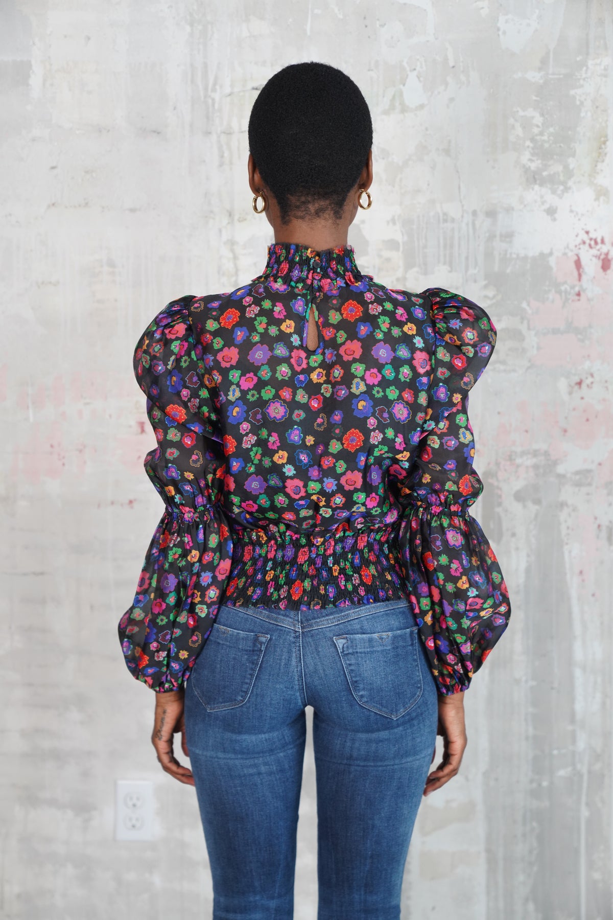 ANNE BLOUSE MINI MILLEFIORI