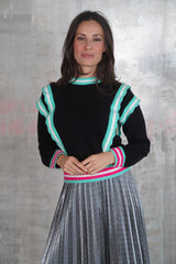 BONNIE SWEATER BLACK MULTI