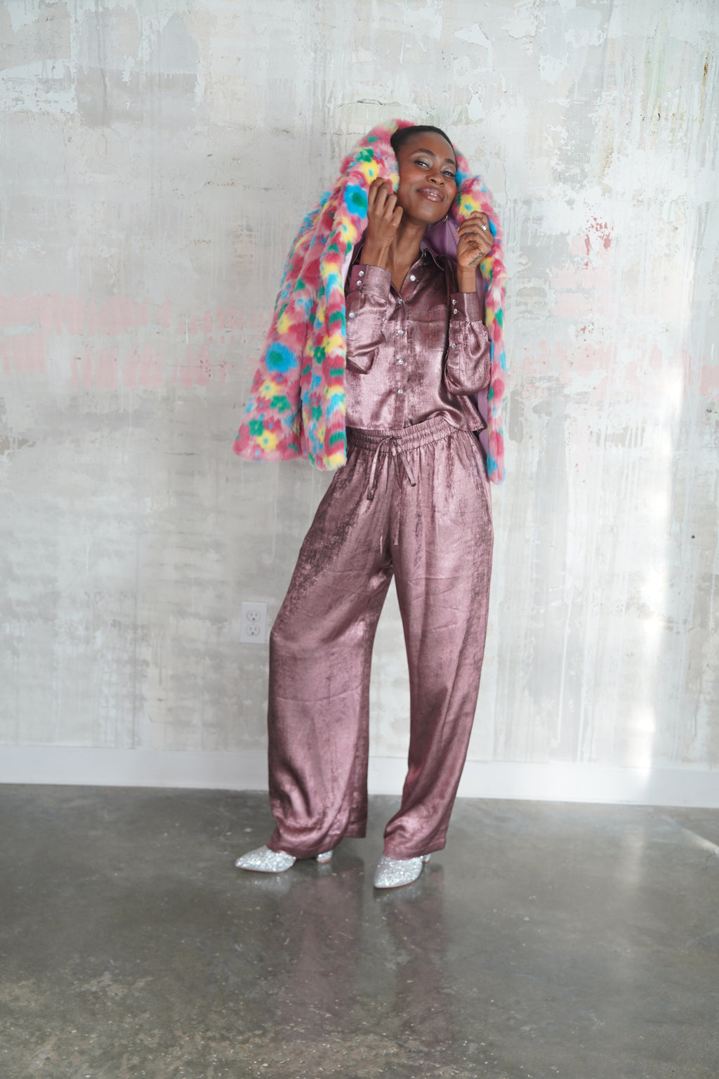 ASHLEIGH COAT VINTAGE FLORAL