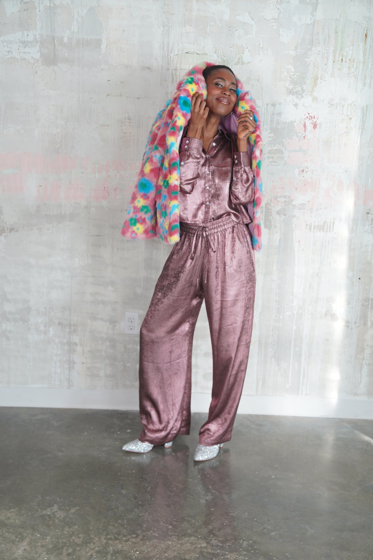 ASHLEIGH COAT VINTAGE FLORAL