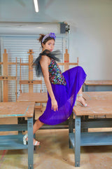 Tati Skirt Midi Pleated Skirt Purple PRE-ORDER
