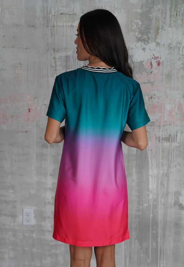 TYLER AUTUMN OMBRÉ DRESS