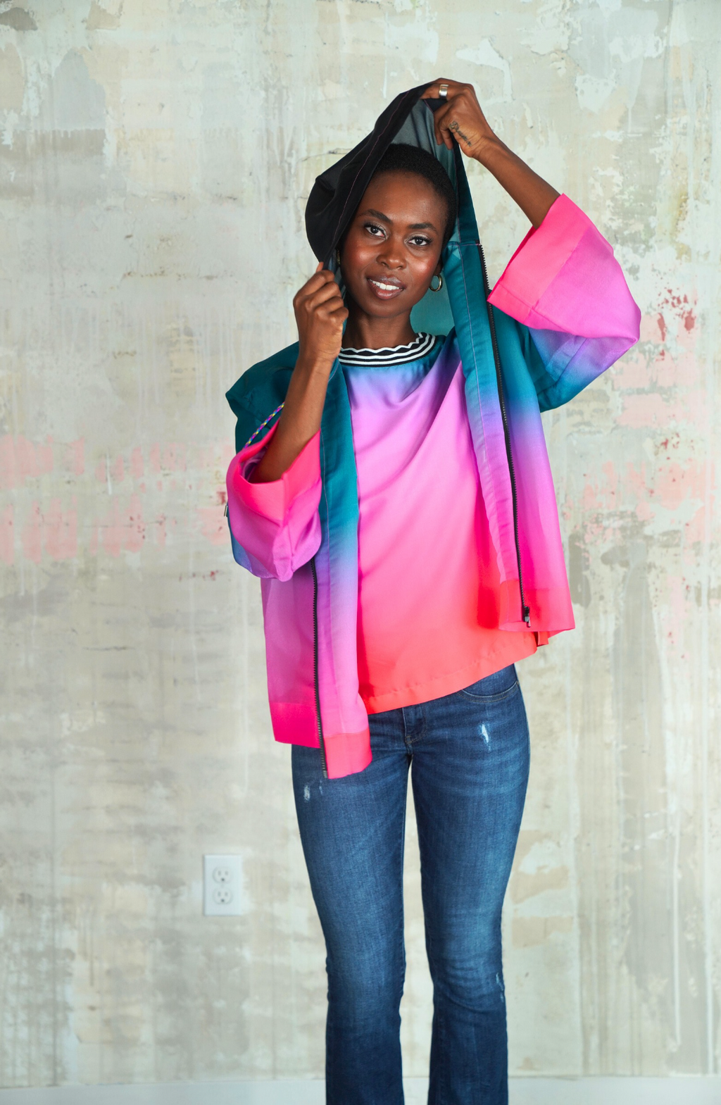 MANDY OMBRÉ JACKET