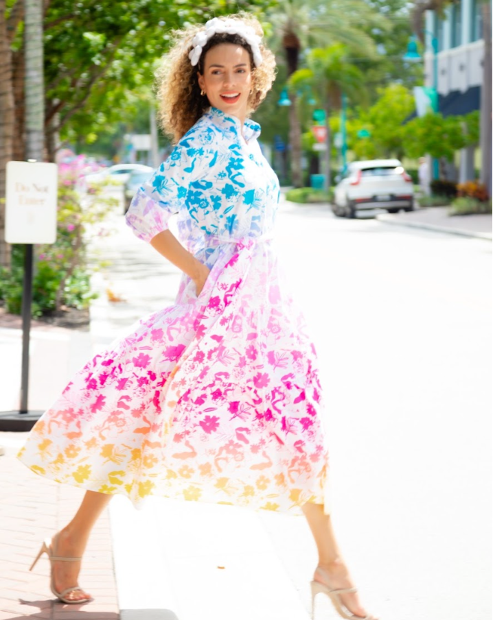 Maria Dress Tropical Bloom
