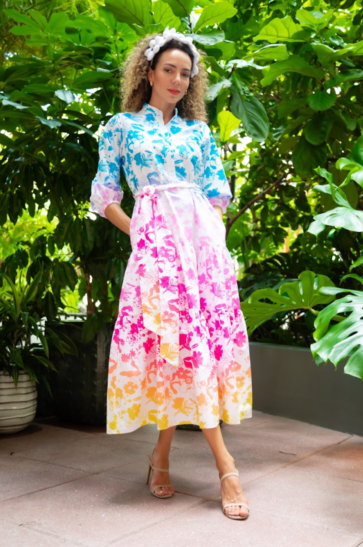 Maria Dress Tropical Bloom