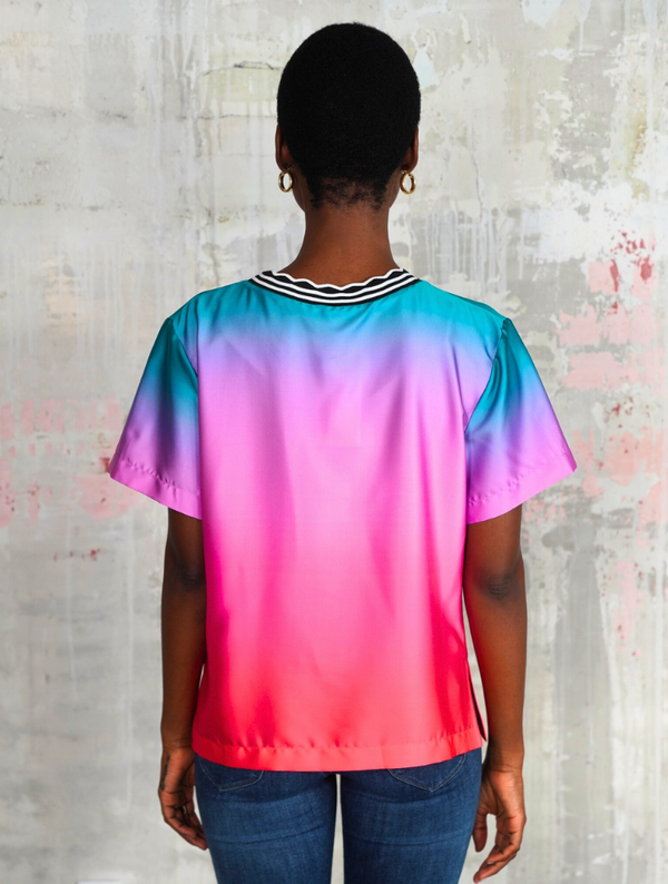 Autumn Ombre Lilly Tee shirt