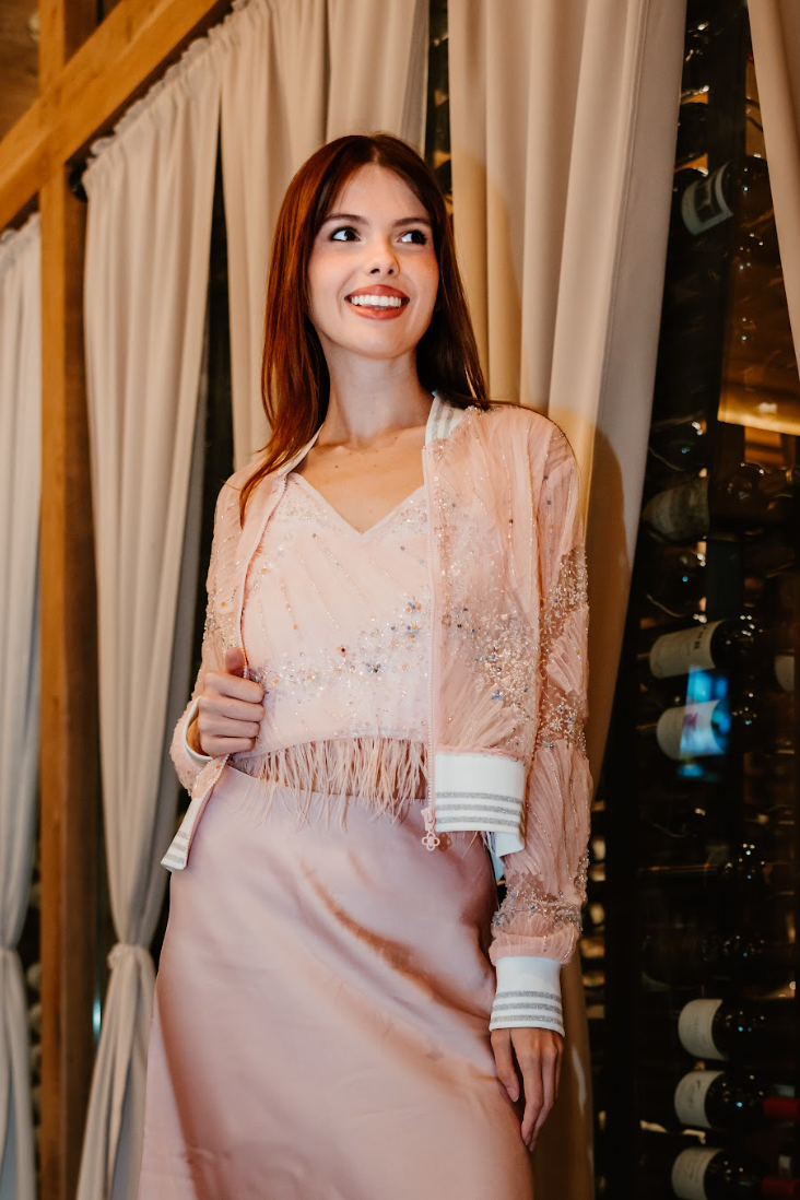 LINDSAY BOMBER SERENE SWIRL