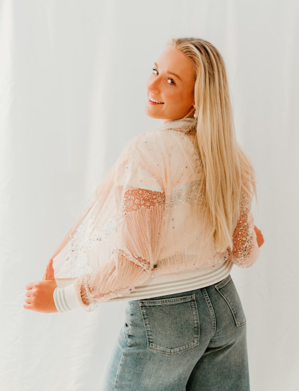 LINDSAY BOMBER SERENE SWIRL