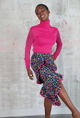 RANDI MINI MILLEFIORI SKIRT