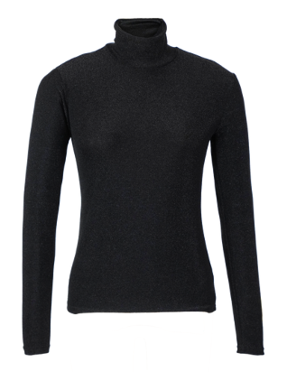 Elsa Metallic Turtleneck