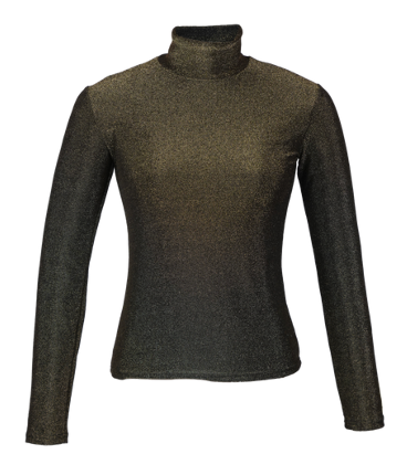 Elsa Metallic Turtleneck