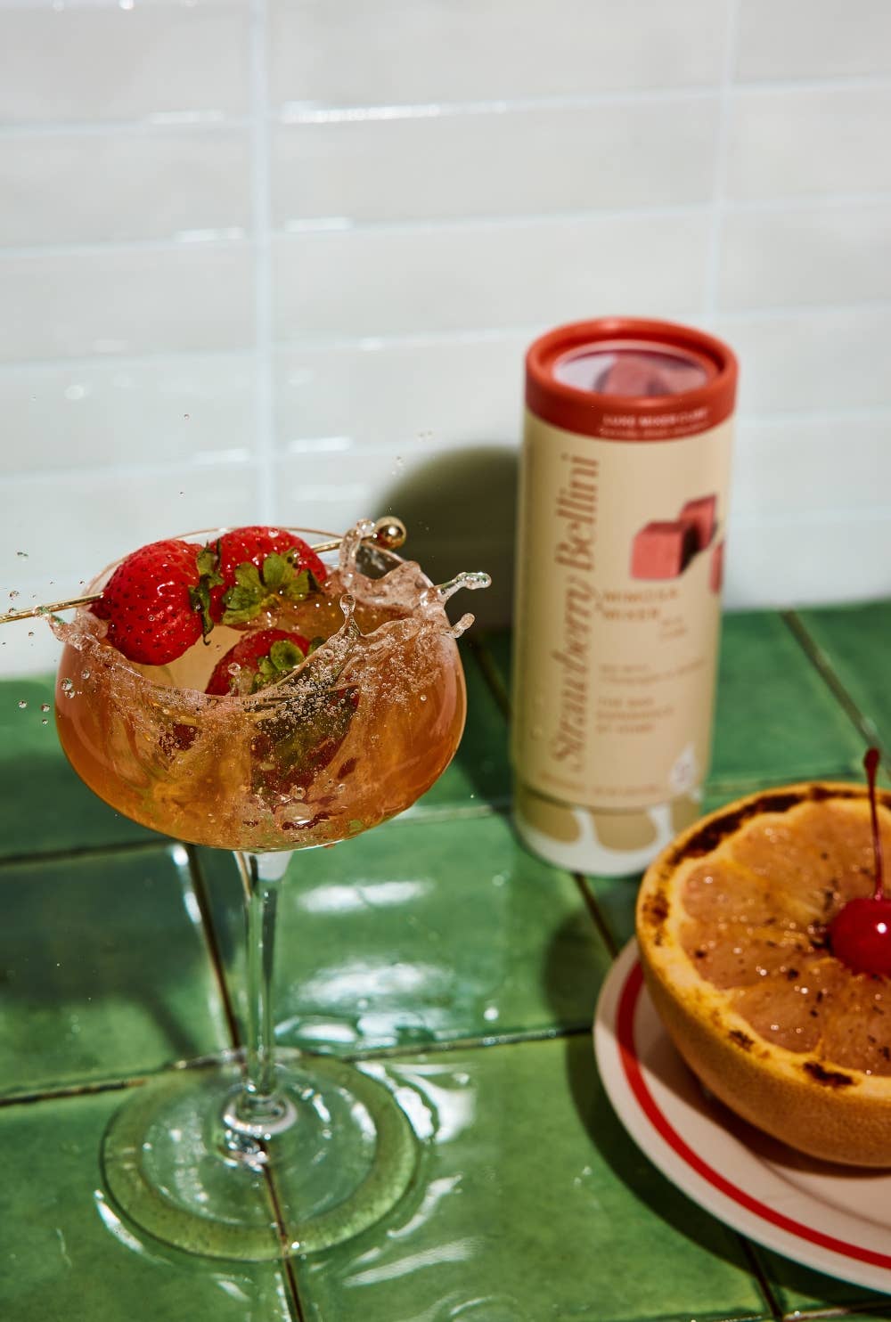 Strawberry NON ALCOHOLIC Bellini | Tallboy