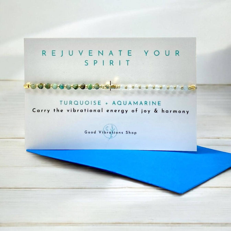 Rejuvenate Your Spirit ⎮ Gemstone Intention Bracelet