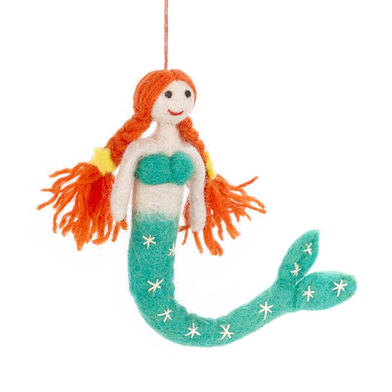 Handmade Felt Magical Mermaids Hanging Decorations
