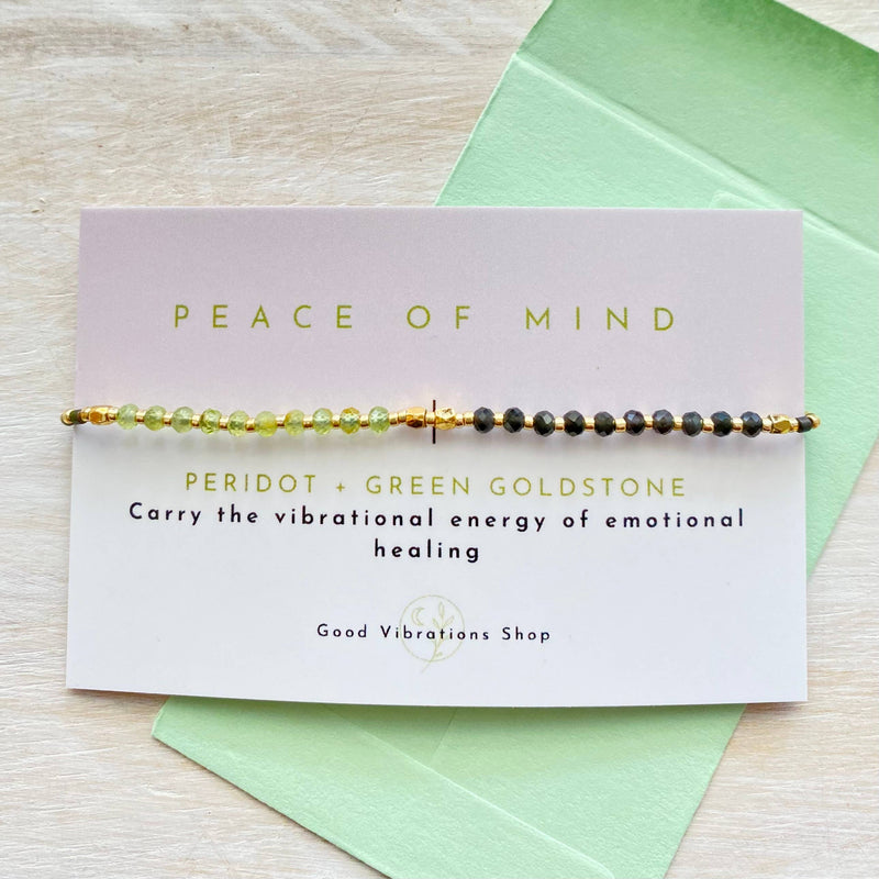 Peace Of Mind ⎮ Gemstone Intention Bracelet