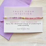 Trust Your Intuition ⎮ Gemstone Intention Bracelet