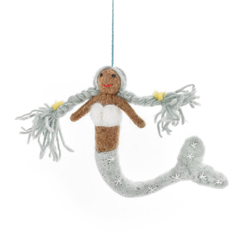 Handmade Felt Magical Mermaids Hanging Decorations