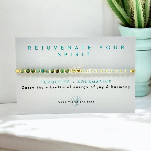 Rejuvenate Your Spirit ⎮ Gemstone Intention Bracelet