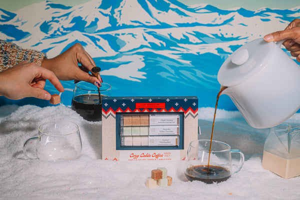 Winter Coffee Mixer Cube Trio: Maple, Pistachio, Marshmallow