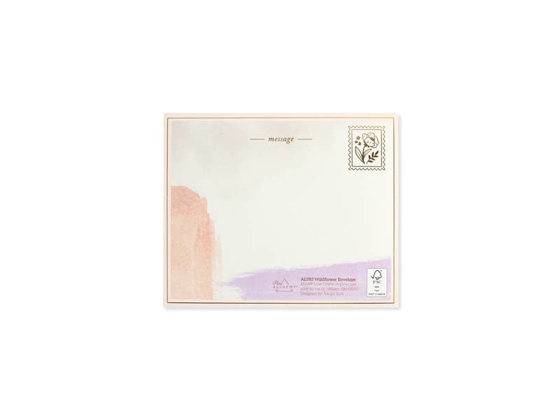 Wildflower Envelope Pop-Up Card