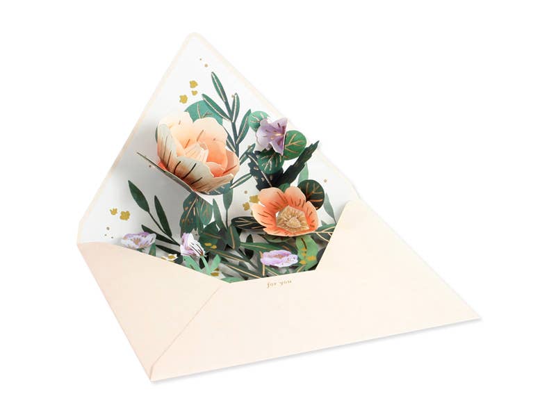 Wildflower Envelope Pop-Up Card